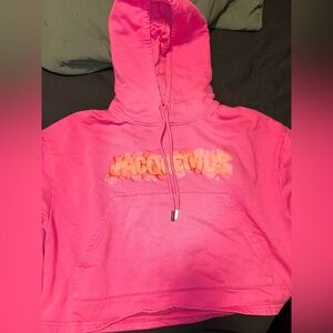 Jacquemus Pink Hoodie Sweater